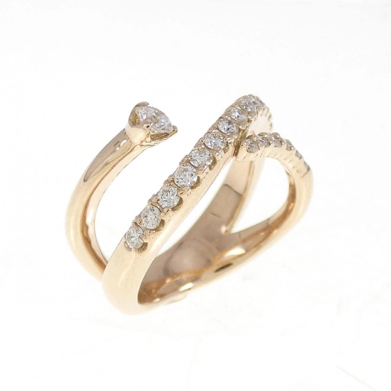 Nhẫn nhẫn hồng K18PG với kim cương 0.35CT - Hàng hiệu Authentic 855862