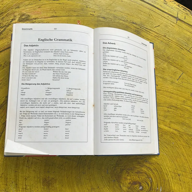 NEUES GROSSES WORTERBUCH ENGLISH- ENGLISCH - DEUTSCH DEUTSCH - ENGLISCH 697924