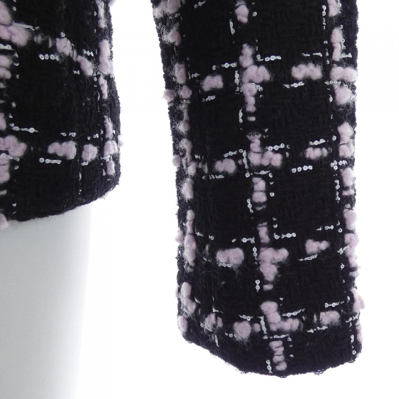 Áo khoác không cổ CHANEL LOOK12 P80405V72615 25B - Hàng hiệu Authentic 814994