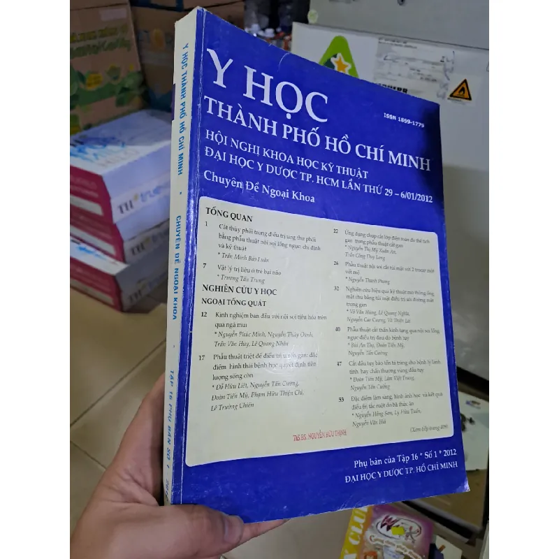 Chuyên đề ngoại khoa tập 16 phụ bản số 1 2012 y học TP.Hồ Chí Minh HCM0808 TẠP CHÍ, THIẾT KẾ, THỜI TRANG Blogmeo21025 582691