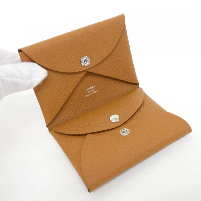 【Sản phẩm chưa sử dụng】Ví tiền Hermes Calvi Duo 083035CK 621512