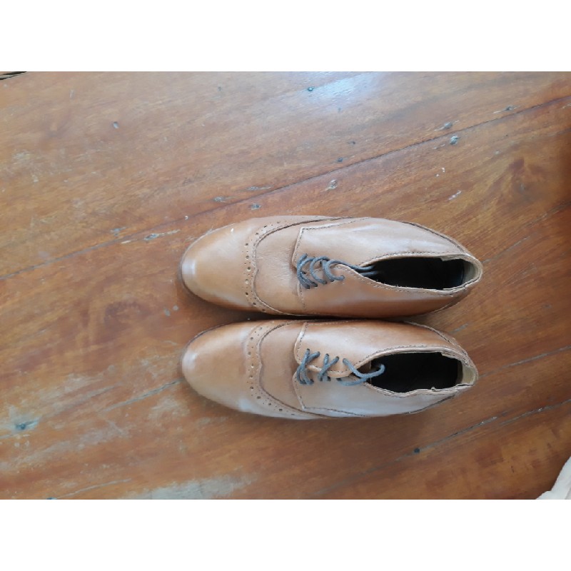 Giày Oxford handmade (đặt T-boots làm ),  size 35. Mới 90% 11845