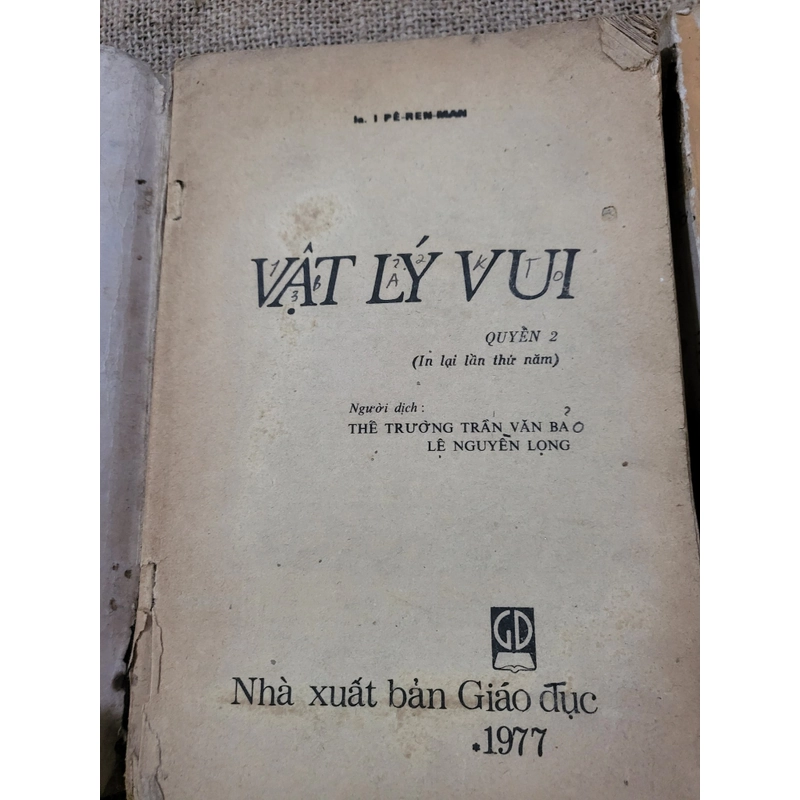 Vật lý vui tập 1 tập 2 _ xuất bản 1977 337645