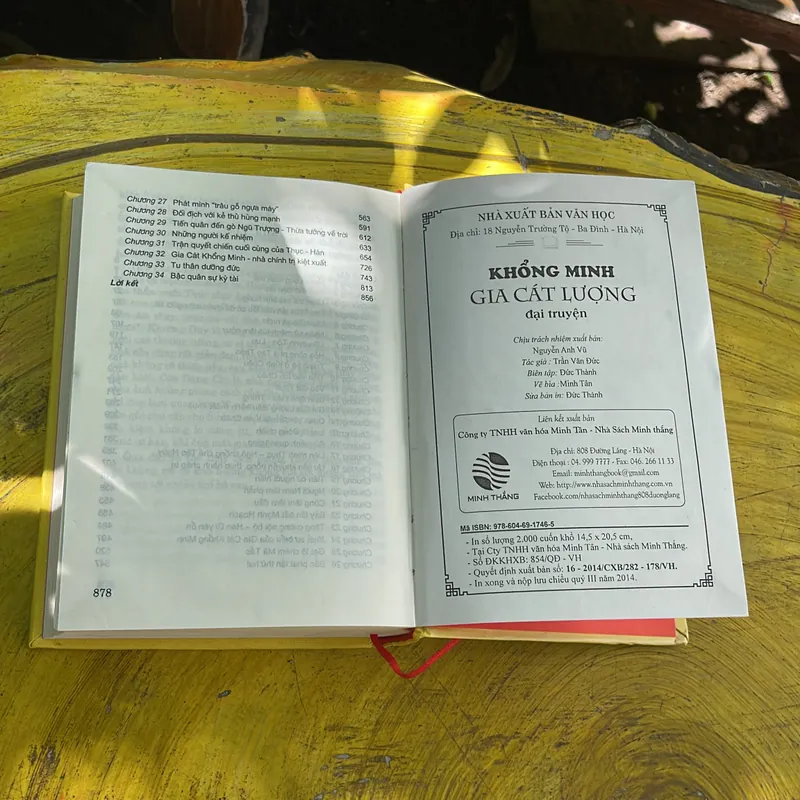 KHỔNG MINH GIA CÁT LƯỢNG - TRẦN VĂN ĐỨC 735868