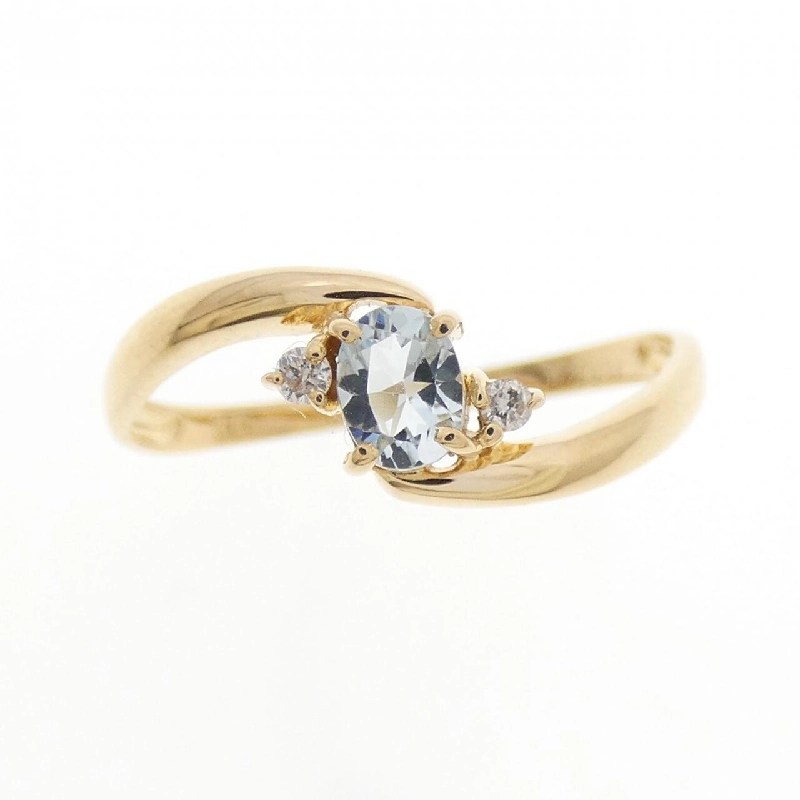 Nhẫn Aquamarine K18YG - Hàng hiệu Chính hãng 852201