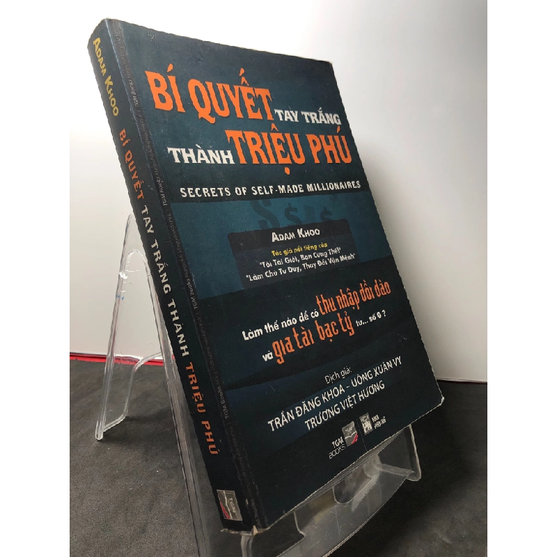 Bí quyết tay trắng thành triệu phú 2012 mới 80% bẩn nhẹ Adam Khoo HPB3108 KỸ NĂNG 270434