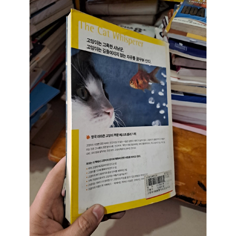 The cat Whisperer mới 90% tiếng hàn hình mèo cá HCM0808 Sách ngoại văn 527240