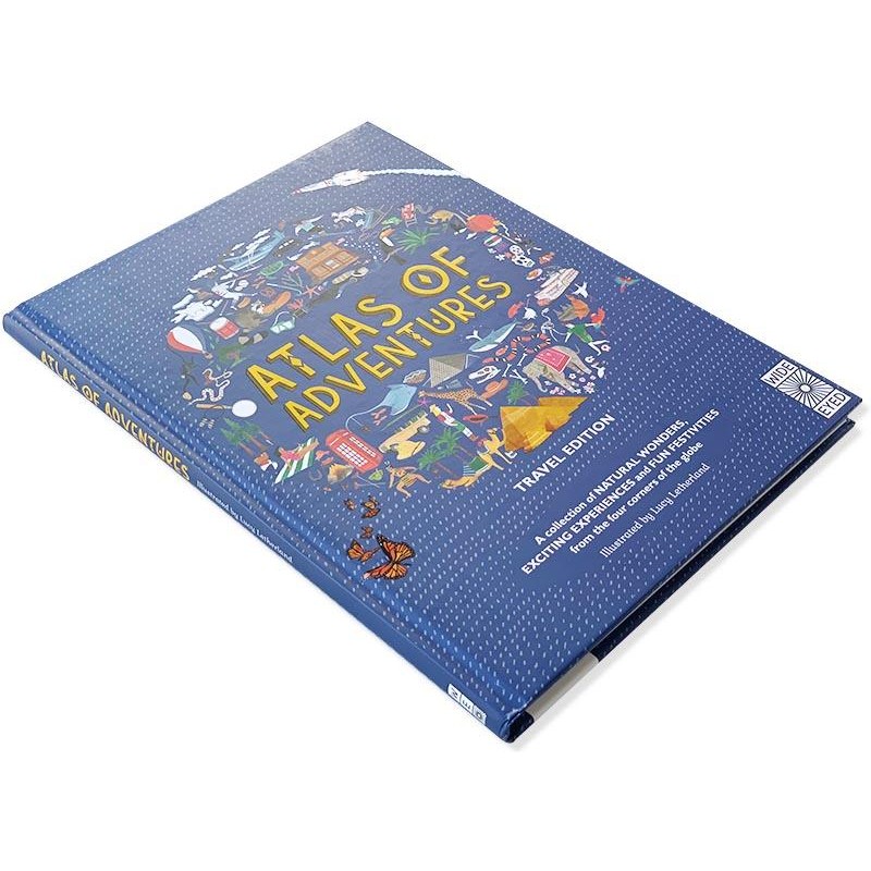 Sách du lịch khám phá Atlas of Adventures: Travel Edition cho trẻ tiểu học và trung học 11893