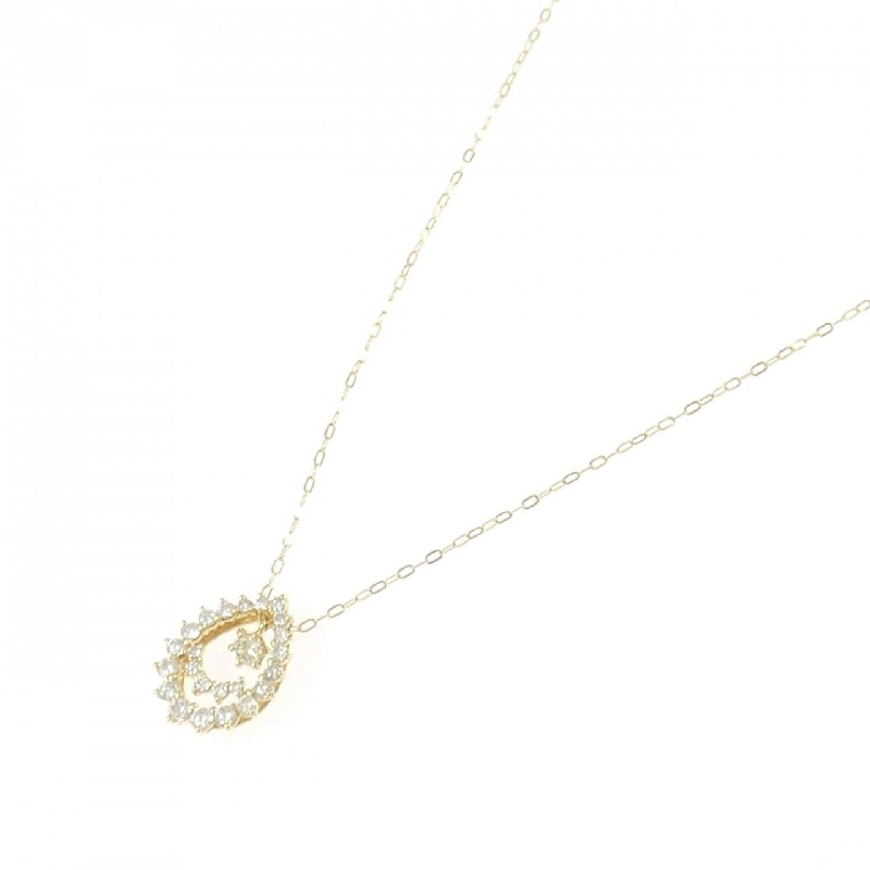 K18YG Dây chuyền kim cương 0.50CT - Hàng hiệu Chính hãng 858688