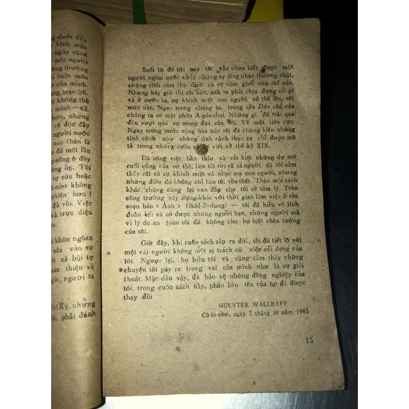 Dưới đáy xã hội - GuenTer Wallraff 928445