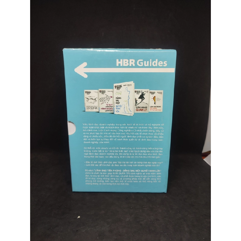 [59K/kg] Bộ  5 cuốn HBR Guides Lãnh đạo tiên phong mới 90% HCM0704 365389