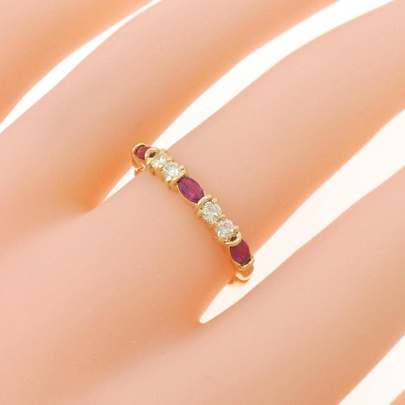 Nhẫn Ruby K18YG - Hàng hiệu Chính hãng 847709