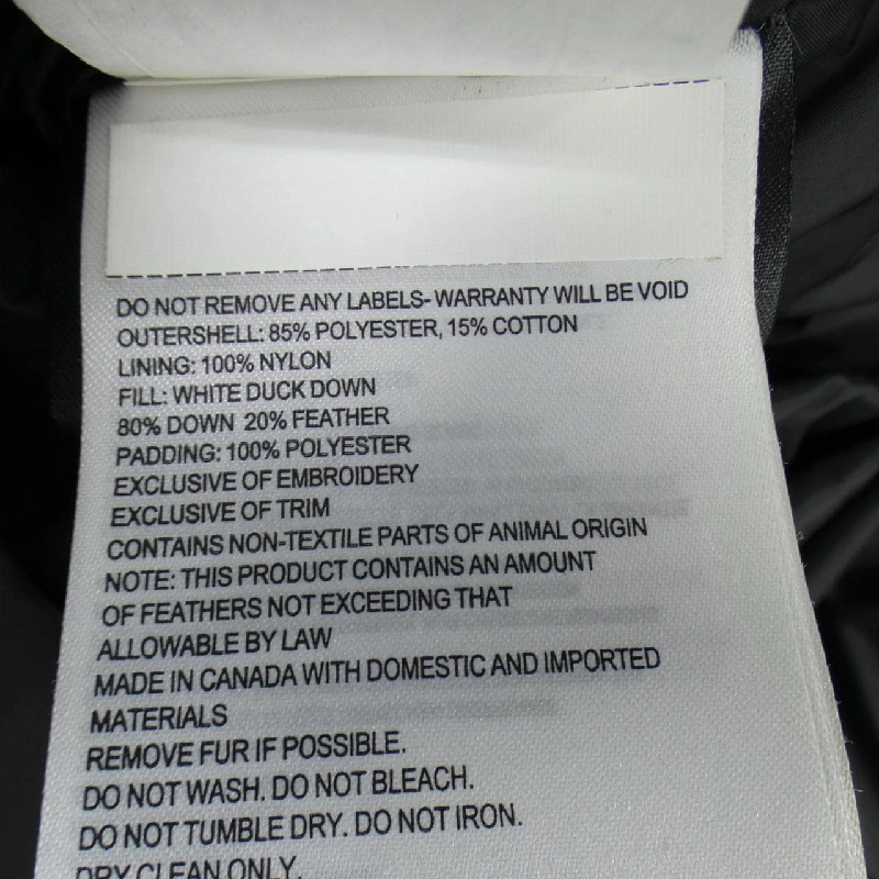 Áo khoác lông vũ CANADA GOOSE - Hàng hiệu Authentic 898263