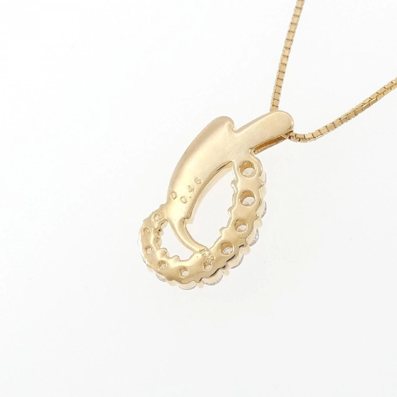 K18YG/750YG Dây chuyền kim cương 0.46CT - Hàng hiệu Chính hãng 868273