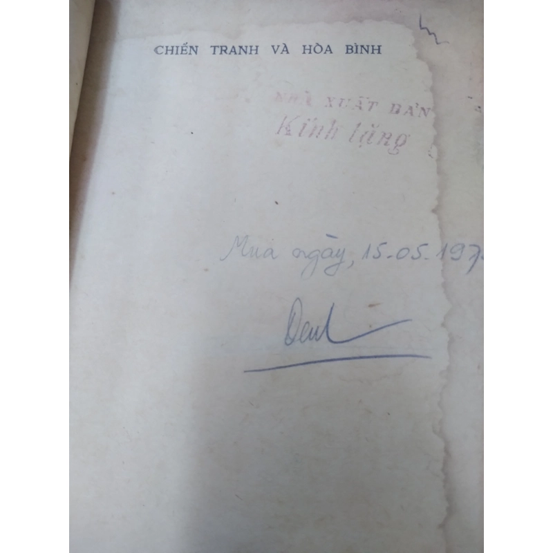 Chiến Tranh Và Hòa Bình 523104