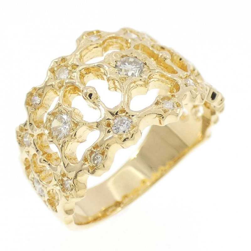 Nhẫn kim cương K18YG 0.38CT - Hàng hiệu Authentic 851906