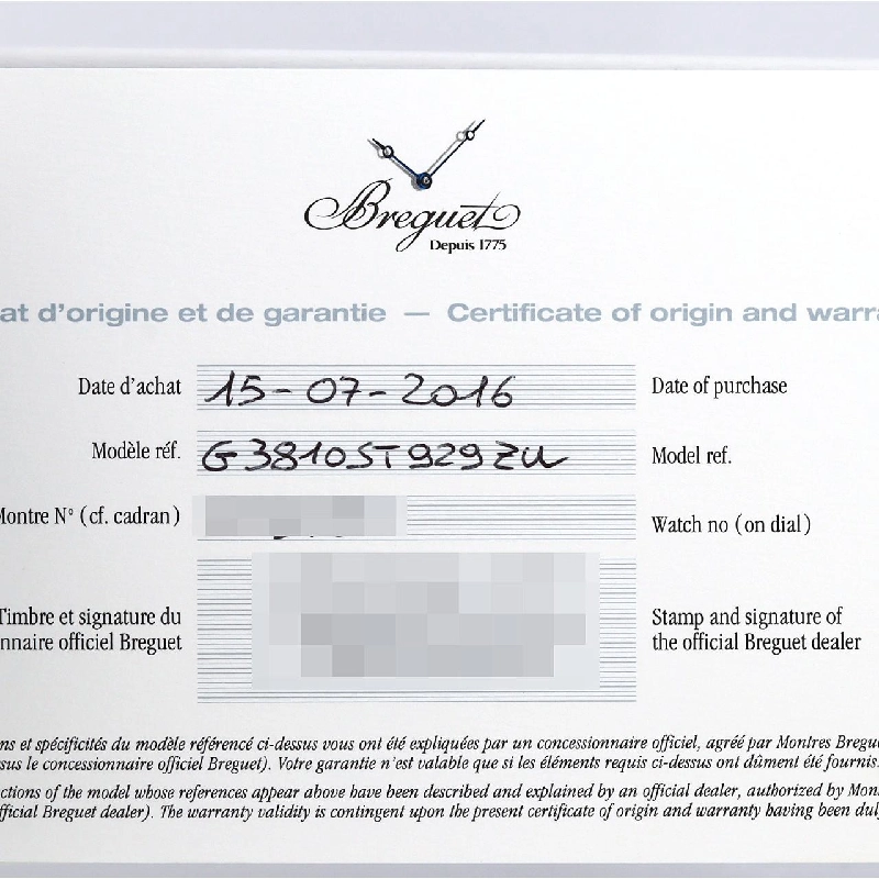 Breguet Type XXI 3810ST/92/9ZU SS tự động - Hàng hiệu chính hãng 882752