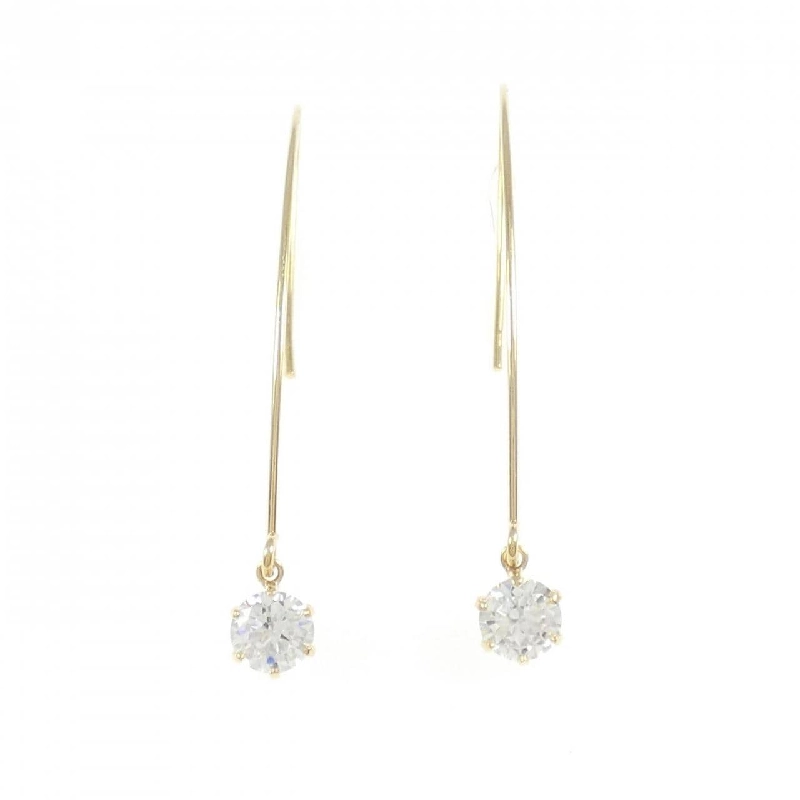 K18YG Bông tai Cubic - Hàng hiệu Chính hãng 871545