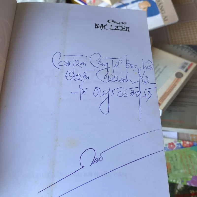 Công tử Băc Liệu có chữ ký 790829