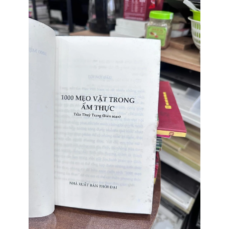 1000 Mẹo Vặt Trong Ẩm Thực - Trần Thúy Trang (Biên soạn) 934435