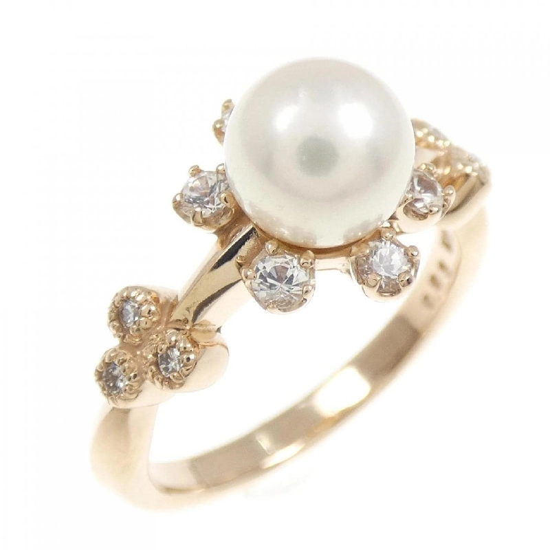 Nhẫn ngọc trai Akoya K18PG 6.5mm - Hàng hiệu Authentic 850942