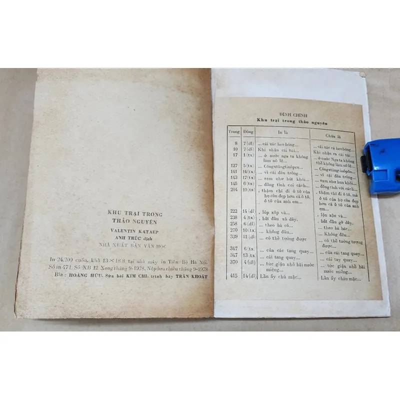 KHU TRẠI TRONG THẢO NGUYÊN (VH Nga) - V. Kataep 711607