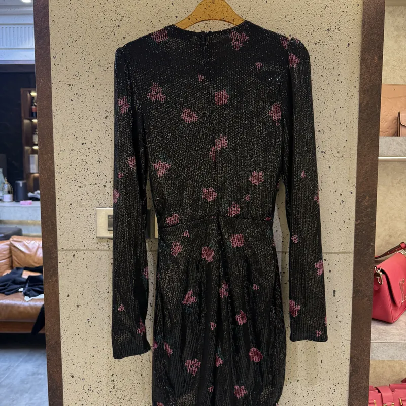 Váy Bershka Đen Kim Tuyến  717796