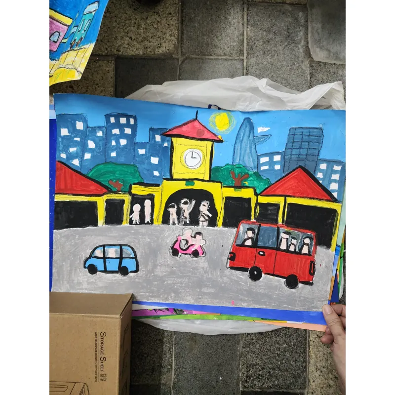 Combo 25 bức tranh vẽ acrylic về phong cảnh 799924