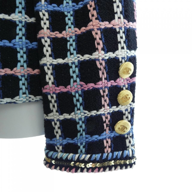 CHANEL P72500V64261 22S Áo khoác không cổ - Hàng hiệu Authentic 821992