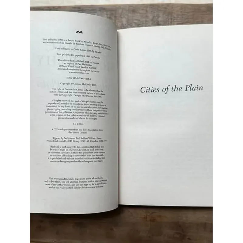 Cities of the Plain - Cormac McCarthy 730904