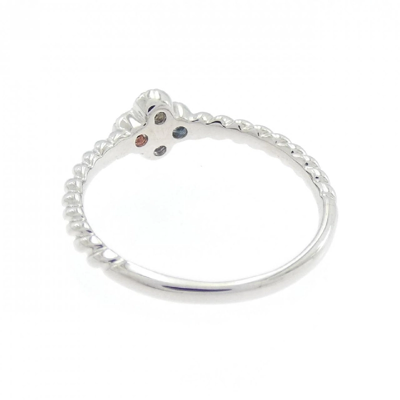 Nhẫn đá màu hoa K18WG 668320