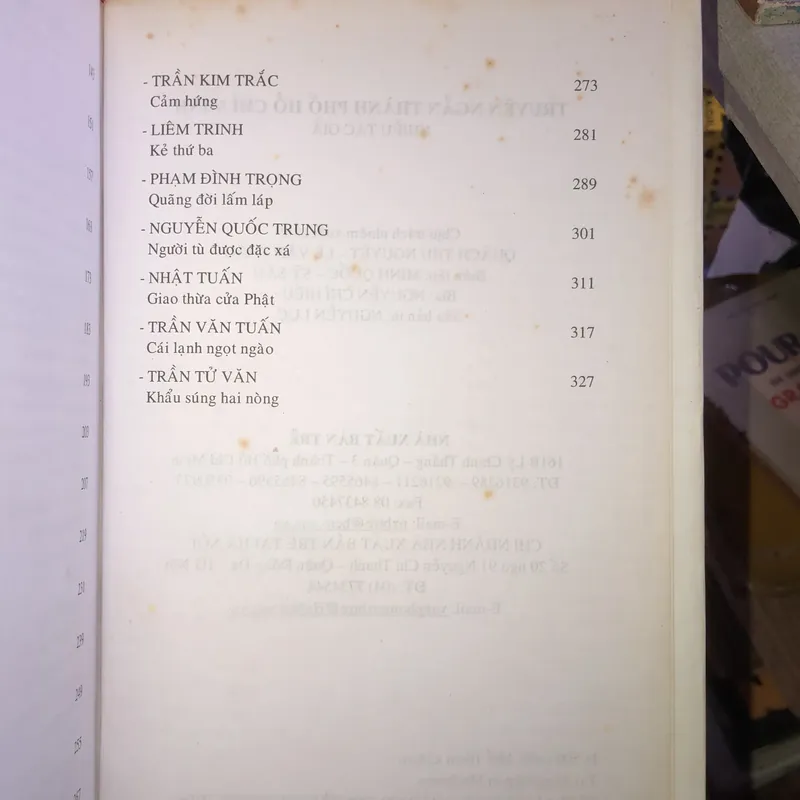 Truyện ngắn Thành phố Hồ Chí Minh  698697