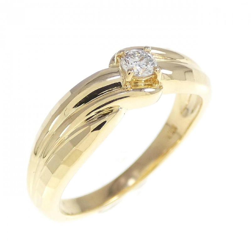 Nhẫn kim cương K18YG 0.10CT 668278