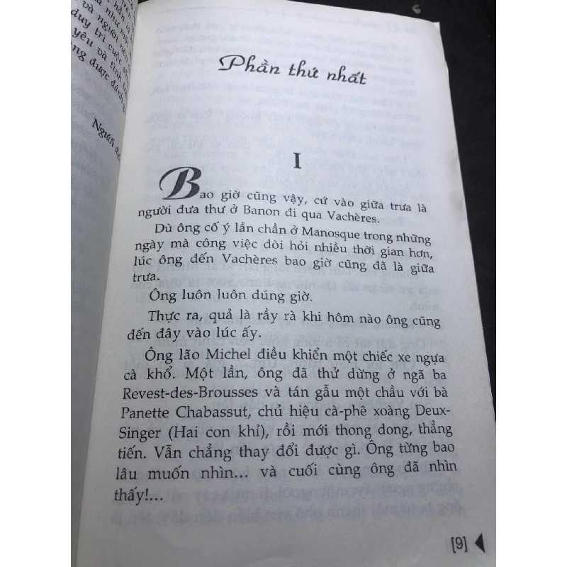 Cỏ hồi sinh mới 70% ố bẩn có dấu mộc và viết nhẹ trang đầu 2007 Jean Giono HPB0906 SÁCH VĂN HỌC 914963