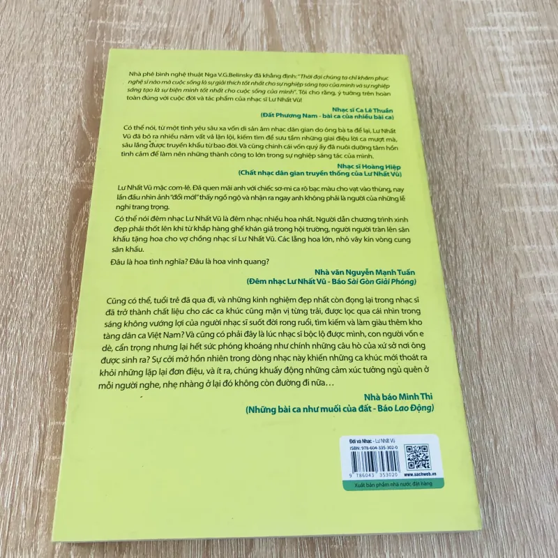 ĐỜI VÀ NHẠC ( Lư Nhất Vũ) 976694