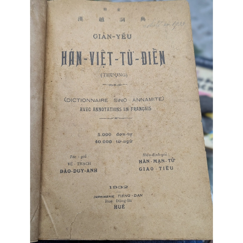 Hán Việt Từ Điển - Đào Duy Anh (Bìa Cứng) 128703