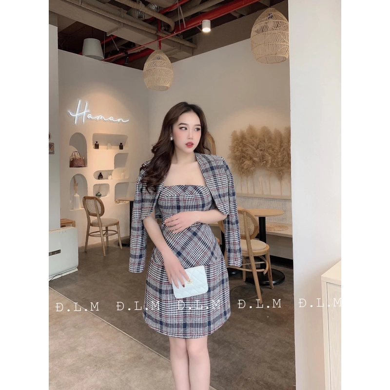 Set dạ kẻ sz S 401732