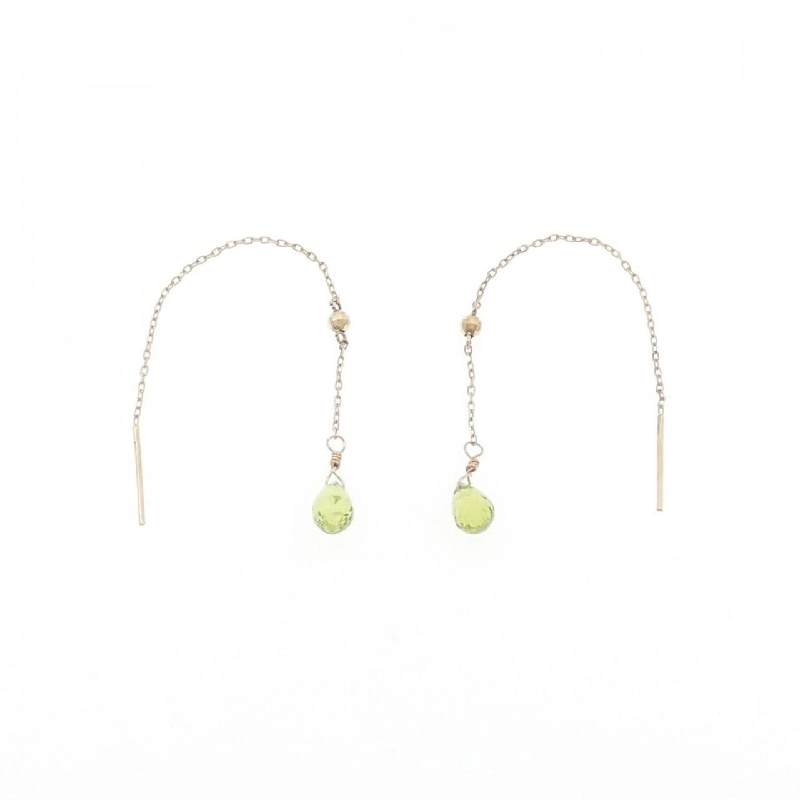 K10YG Peridot Bông tai - Hàng hiệu Chính hãng 867001