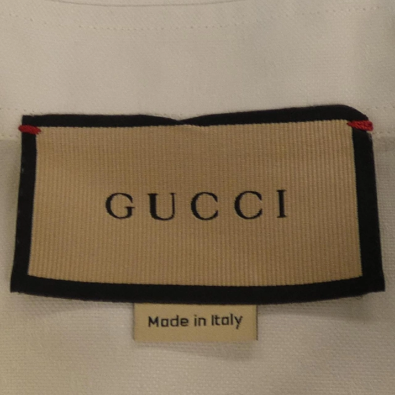 Áo sơ mi cotton Oxford có thêu GUCCI 742711 ZANVH - Hàng hiệu Authentic 897323