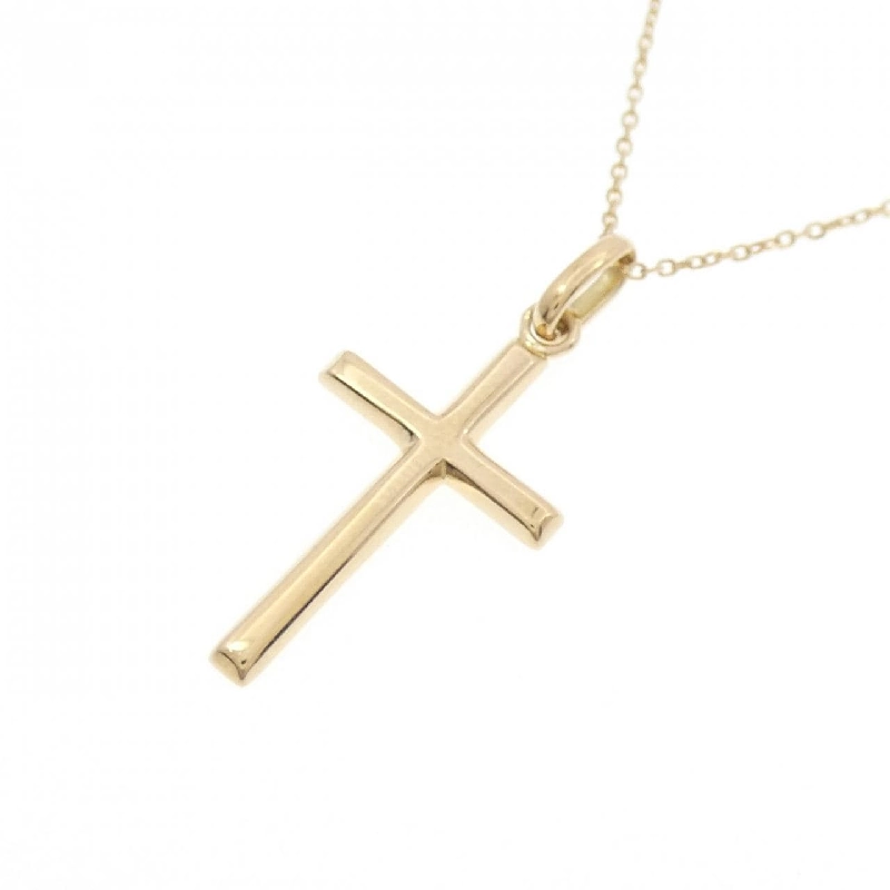 K18YG Dây chuyền hình chữ thập - Hàng hiệu Chính hãng 861316