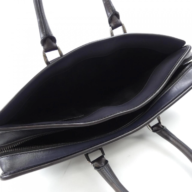 Berluti Anjou Scrit Leather Briefcase BAG - Hàng hiệu Authentic 904100