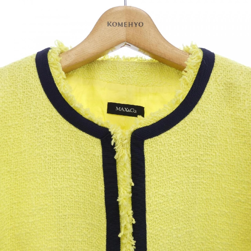 【Mã giảm giá】Max & Co Áo khoác không cổ 639126