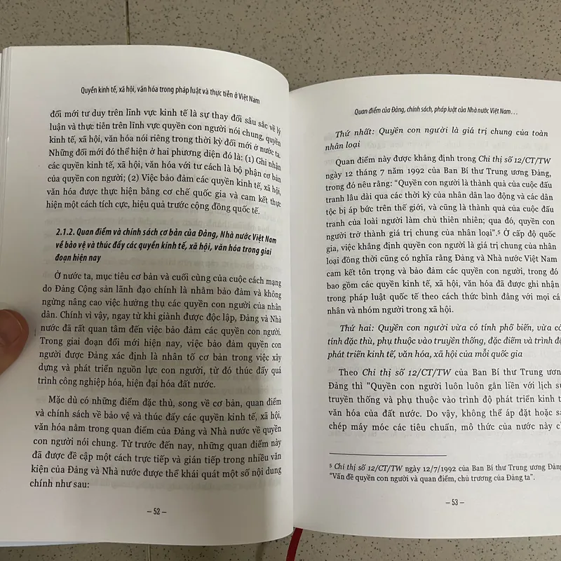 🛍 Quyền Kinh Tế – Xã Hội – Văn Hóa Trong Pháp Luật Và Thực Tiễn Ở Việt Nam 728136