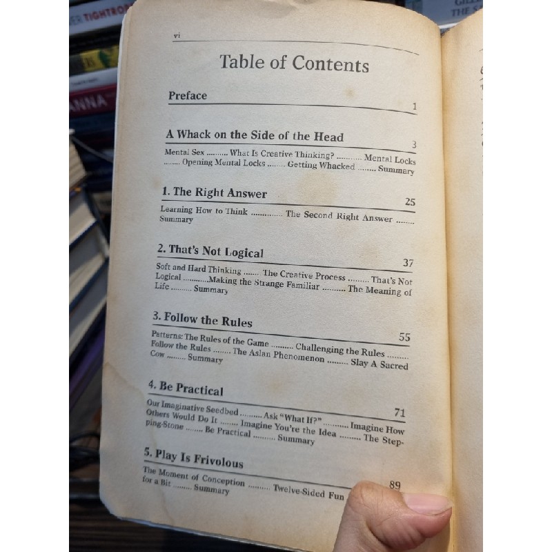 AWHACK ON THE SIDE OF THE HEAD : How You Can Be More Creative - Roger Von Oech 173247