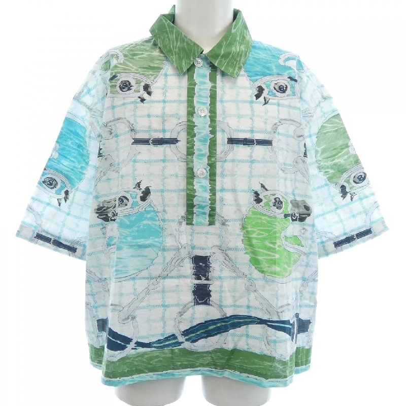 Áo Sơ Mi S/S HERMES Tatersale Remix Bis *31-5617 - Hàng hiệu Chính hãng 892950