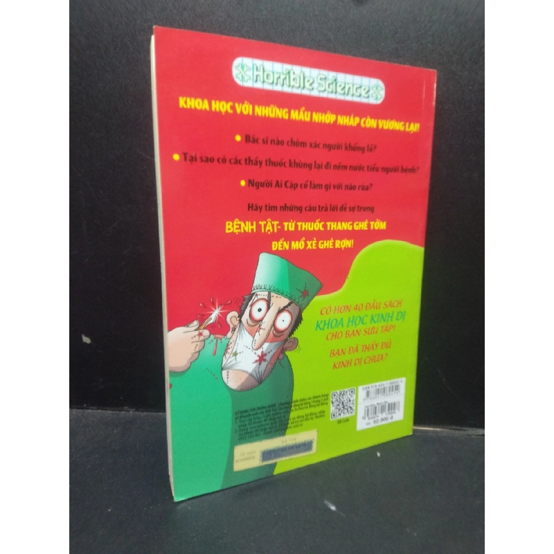 Bệnh tật - Từ thuốc thang ghê tởm đến mổ xẻ ghê rợn Nick Arnold 2017 mới 70% ố vàng HCM1604 khoa học 913956
