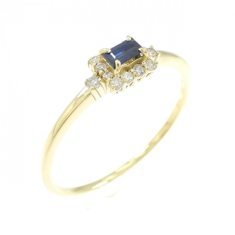 Nhẫn Sapphire K18YG 0.10CT - Hàng hiệu Chính hãng 850034