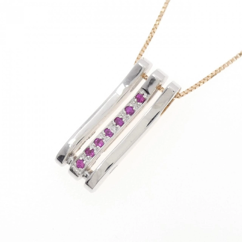 750PG/750WG/K18PG Dây chuyền ruby 0.07CT - Hàng hiệu Authentic 858588