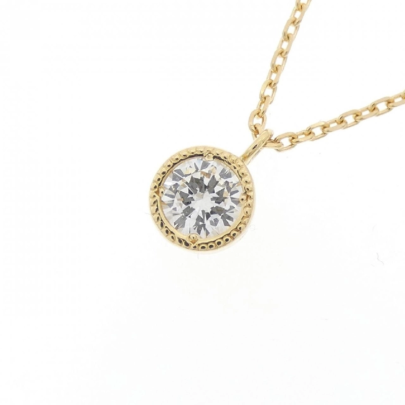 K18YG Dây chuyền kim cương 0.411CT - Hàng hiệu Authentic 847603