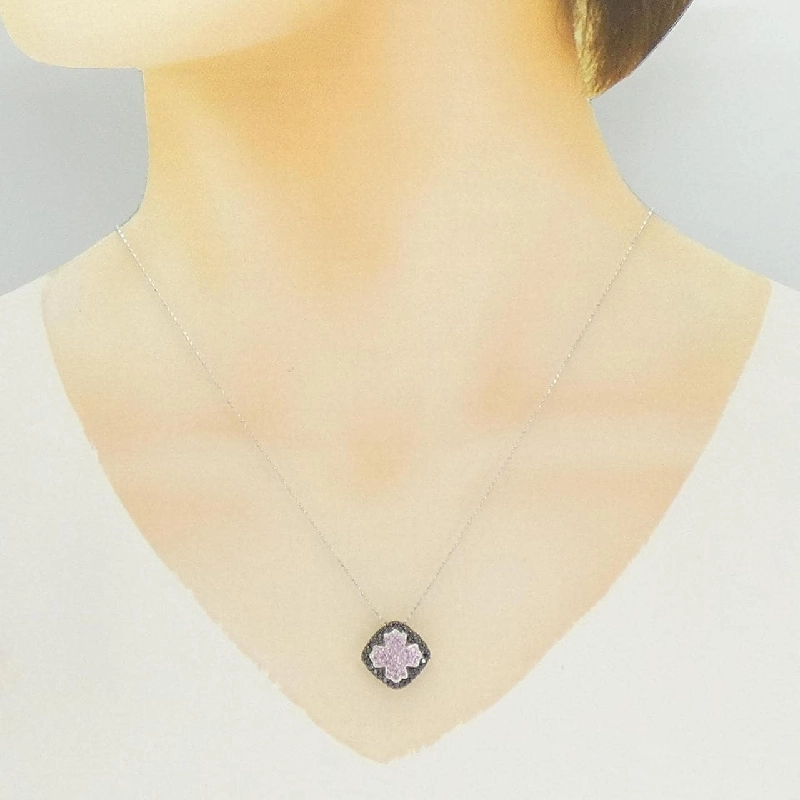 K18WG/K18BG Dây chuyền Sapphire 0.40CT - Hàng hiệu Chính hãng 857035